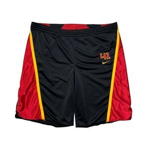 Nike Atlanta Hawks Basketball Shorts Men's Size XXL Black Team Issue Vintage #41
